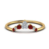 Load image into Gallery viewer, curved-band-for-solitaire-diamond-ring-with-ruby-in-yellow-gold-FD123941BGRUDR-NL-YG.jpg