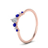 Load image into Gallery viewer, curved-band-for-solitaire-diamond-ring-with-sapphire-in-rose-gold-FD123941BGSABL-NL-RG.jpg