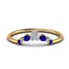 Load image into Gallery viewer, curved-band-for-solitaire-diamond-ring-with-sapphire-in-yellow-gold-FD123941BGSABL-NL-YG.jpg