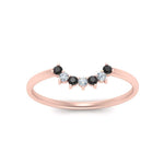 Load image into Gallery viewer, curved-band-for-solitaire-ring-with-black-diamond-in-rose-gold-FD9480RORGBLACK-NL-RG.jpg
