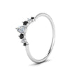 Load image into Gallery viewer, curved-band-for-solitaire-ring-with-black-diamond-in-white-gold-FD123941BGBLACK-NL-WG.jpg