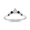 Load image into Gallery viewer, curved-band-for-solitaire-ring-with-black-diamond-in-white-gold-FD123941BGBLACK-NL-WG.jpg