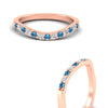 Load image into Gallery viewer, curved-blue-topaz-wedding-ring-for-women-in-rose-gold-fdens2255bgicbltoangle3-nl-rg-ws1.jpg