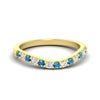 Load image into Gallery viewer, curved-blue-topaz-wedding-ring-for-women-in-yellow-gold-fdens2255bgicbltosleep-nl-yg-ws1.jpg