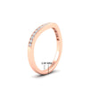 Load image into Gallery viewer, curved-channel-diamond-women-matching-band-in-rose-gold-fdens2255bangle2-nl-rg-ws2-hw.jpg