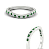 Load image into Gallery viewer, curved-channel-emerald-women-matching-band-in-white-gold-fdens2255bgemgrangle3-nl-wg-ws2.jpg