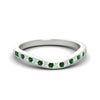 Load image into Gallery viewer, curved-channel-emerald-women-matching-band-in-white-gold-fdens2255bgemgrsleep-nl-wg-ws2.jpg