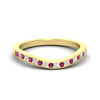 Load image into Gallery viewer, curved-channel-pink-sapphire-women-matching-band-in-yellow-gold-fdens2255bgsadrpisleep-nl-yg-ws2.jpg