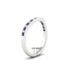 Load image into Gallery viewer, curved-channel-purple-topaz-women-matching-band-in-white-gold-fdens2255bgvitoangle2-nl-wg-ws2-hw.jpg