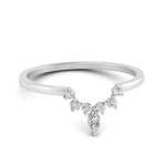 Load image into Gallery viewer, curved-crown-diamond-wedding-band-in-white-gold-FD1046B-NL-WG.jpg?v=1766983851