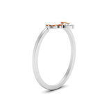 Load image into Gallery viewer, curved-crown-orange-sapphire-wedding-band-in-white-gold-FD1046BGSAORANGLE2-NL-WG.jpg?v=1766983852