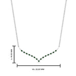 Load image into Gallery viewer, curved-design-diamond-pendant-with-emerald-in-FDPD10790-GEMGR-NL-WG
