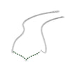Load image into Gallery viewer, curved-design-diamond-pendant-with-emerald-in-FDPD10790-GEMGR-NL-WG