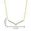 Load image into Gallery viewer, curved-design-diamond-pendant-with-emerald-in-FDPD10790-GEMGR-NL-YG