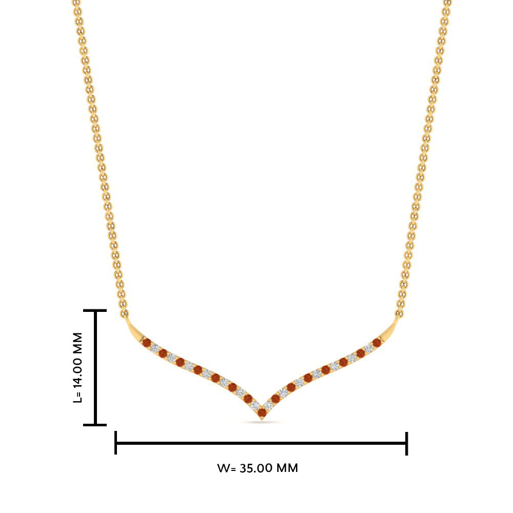 curved-design-diamond-pendant-with-orange-sapphire-in-FDPD10790-GSAOR-NL-YG