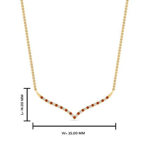 curved-design-diamond-pendant-with-orange-sapphire-in-FDPD10790-GSAOR-NL-YG