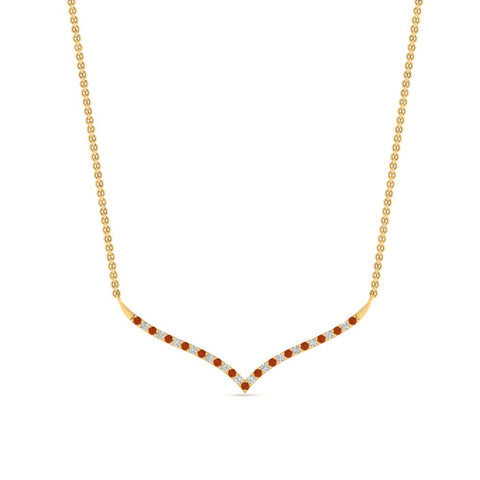 curved-design-diamond-pendant-with-orange-sapphire-in-FDPD10790-GSAOR-NL-YG