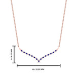 Load image into Gallery viewer, curved-design-diamond-pendant-with-sapphire-in-FDPD10790-GSABL-NL-RG
