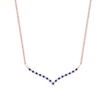 Load image into Gallery viewer, curved-design-diamond-pendant-with-sapphire-in-FDPD10790-GSABL-NL-RG
