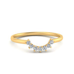 Load image into Gallery viewer, curved-diamond-band-for-solitaire-ring-in-yellow-gold-FD9480ROR-NL-YG.jpg
