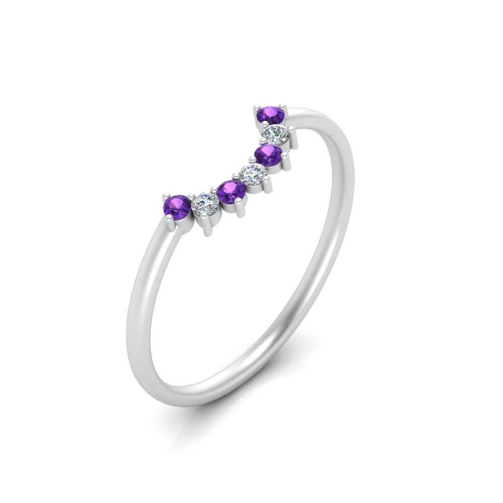 curved-diamond-band-for-solitaire-ring-with-purple-topaz-in-white-gold-FD9480RORGVITO-NL-WG.jpg