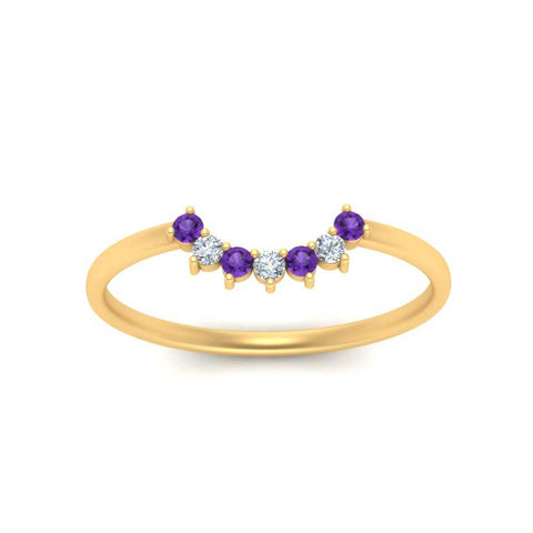 curved-diamond-band-for-solitaire-ring-with-purple-topaz-in-yellow-gold-FD9480RORGVITO-NL-YG.jpg