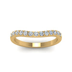 Load image into Gallery viewer, Curved Diamond Wedding Ring For Women
