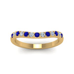 Load image into Gallery viewer, Curved Diamond Wedding Ring For Women
