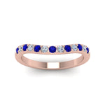 Load image into Gallery viewer, Curved Diamond Wedding Ring For Women
