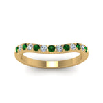 Load image into Gallery viewer, Curved Diamond Wedding Ring For Women
