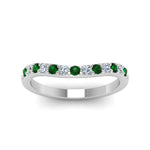 Load image into Gallery viewer, Curved Diamond Wedding Ring For Women
