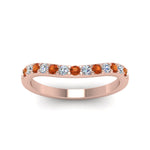 Load image into Gallery viewer, Curved Diamond Wedding Ring For Women
