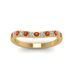 Load image into Gallery viewer, Curved Diamond Wedding Ring For Women
