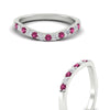 Load image into Gallery viewer, curved-pink-sapphire-wedding-ring-for-women-in-white-gold-fdens2255bgsadrpiangle3-nl-wg-ws1.jpg