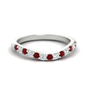 Load image into Gallery viewer, curved-ruby-wedding-ring-for-women-in-white-gold-fdens2255bgrudrsleep-nl-wg-ws1.jpg