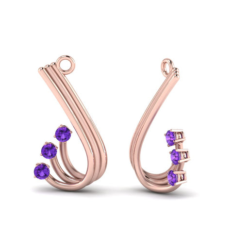 curved-three-stone-purple-topaz-earring-jacket-in-rose-gold-FDEAR8646GVITOANGLE2-NL-RG.jpg
