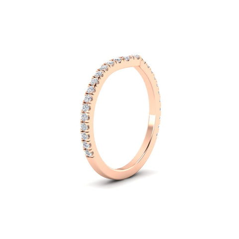 V Style Curved Band