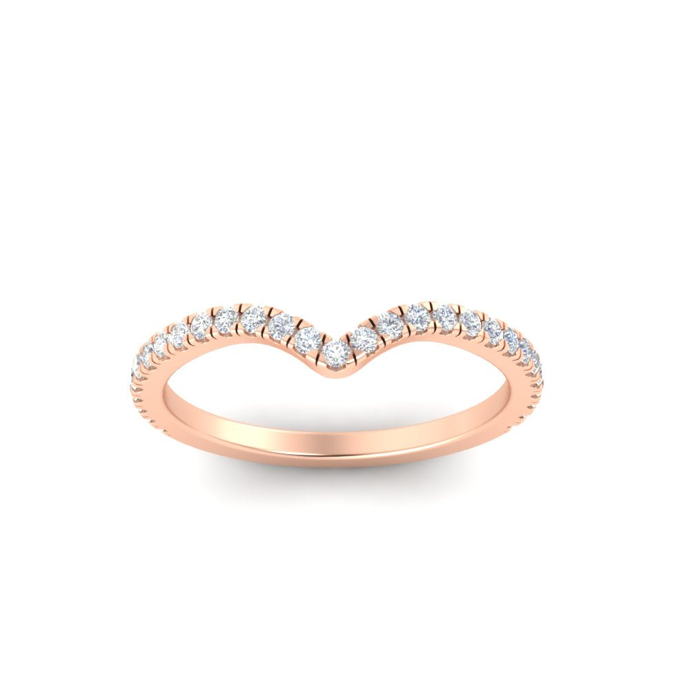 V Style Curved Band