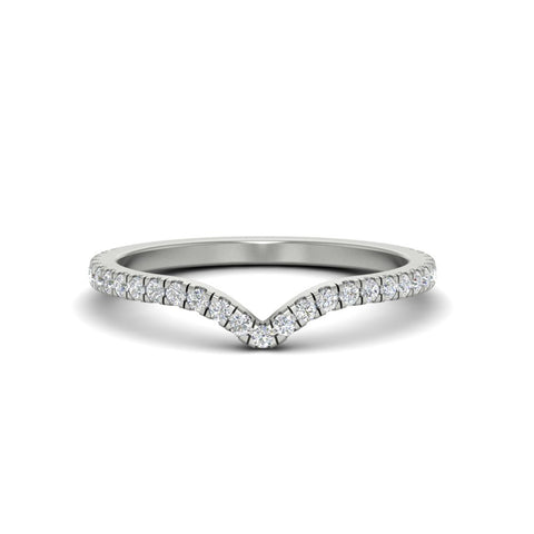 V Style Curved Band
