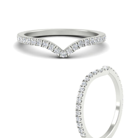 V Style Curved Band
