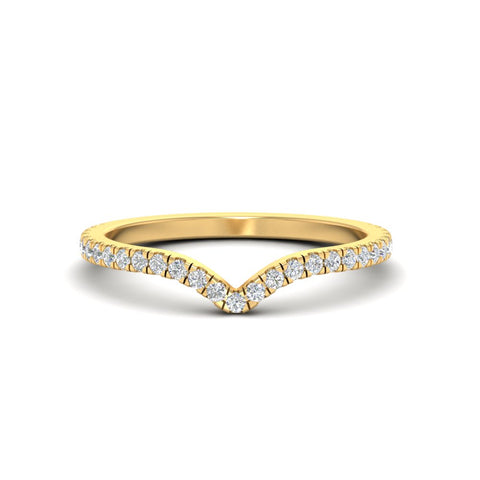 V Style Curved Band
