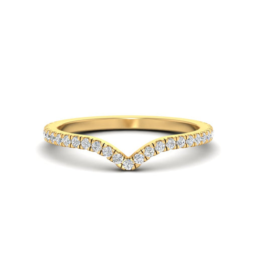 V Style Curved Band