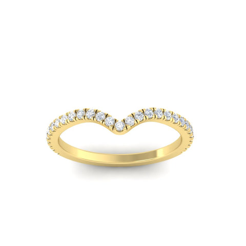 V Style Curved Band