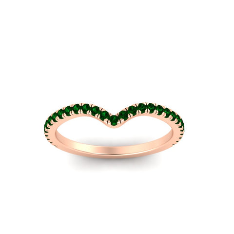 V Style Curved Band