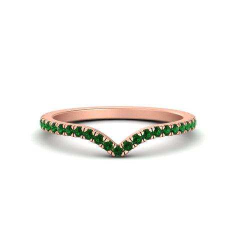 V Style Curved Band