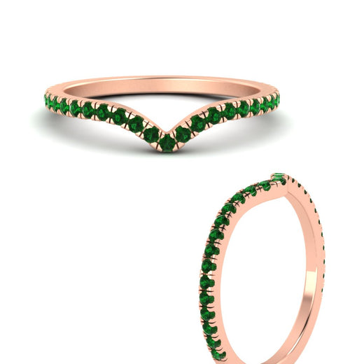 V Style Curved Band