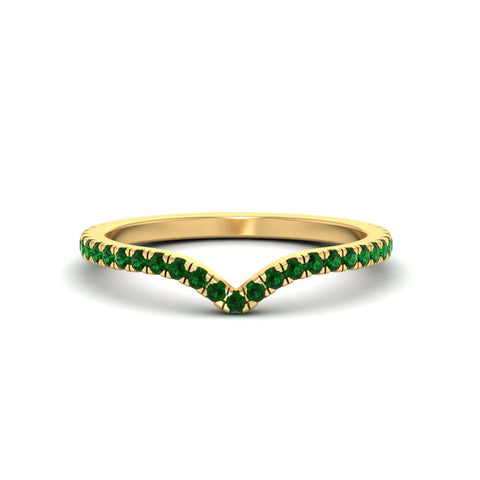 V Style Curved Band