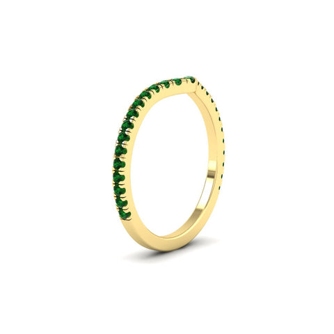 V Style Curved Band