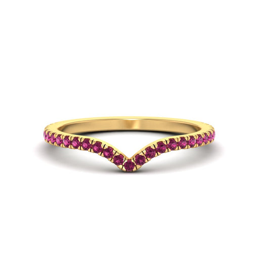 V Style Curved Band