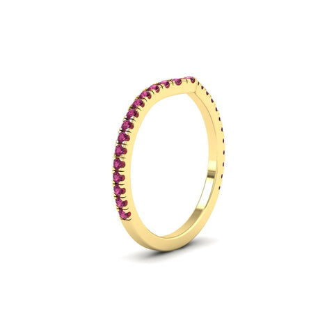 V Style Curved Band